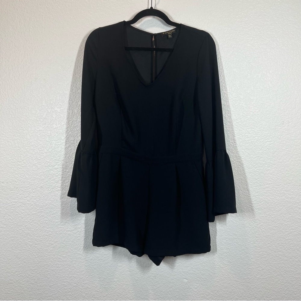 Massimo Fabro Italy black v-neck romper size 4